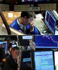 Biržos treideriai šoko būsenoje